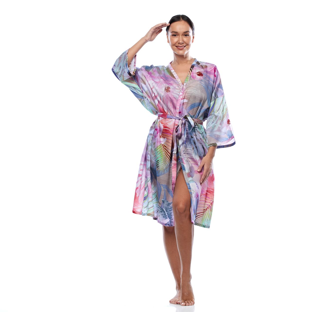 Orchid House Robes - back