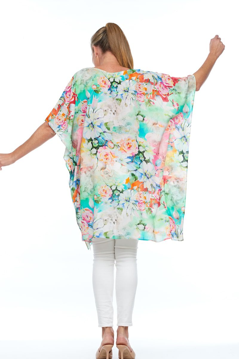 Floral - Kaftan Tops - Claire Powell - back
