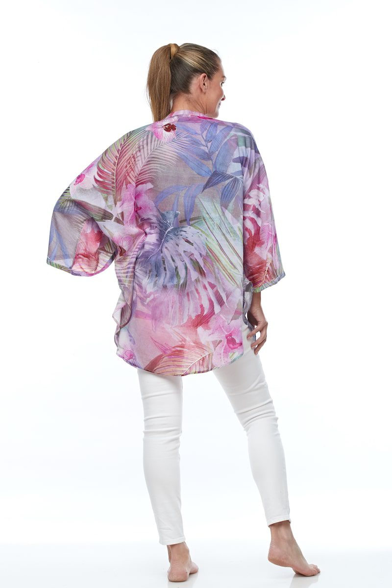 Orchid - Kimono Jacket - Claire Powell - back