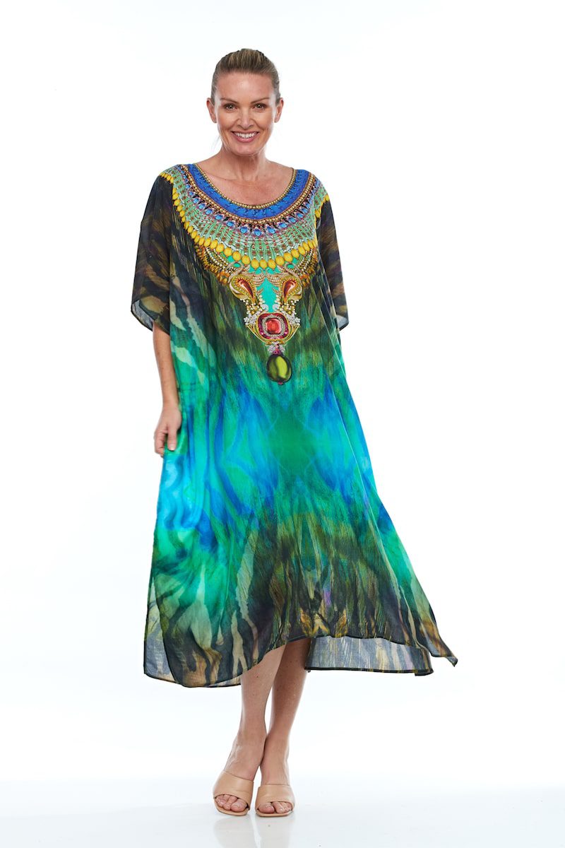 Safari - Kaftan Dress - Claire Powell