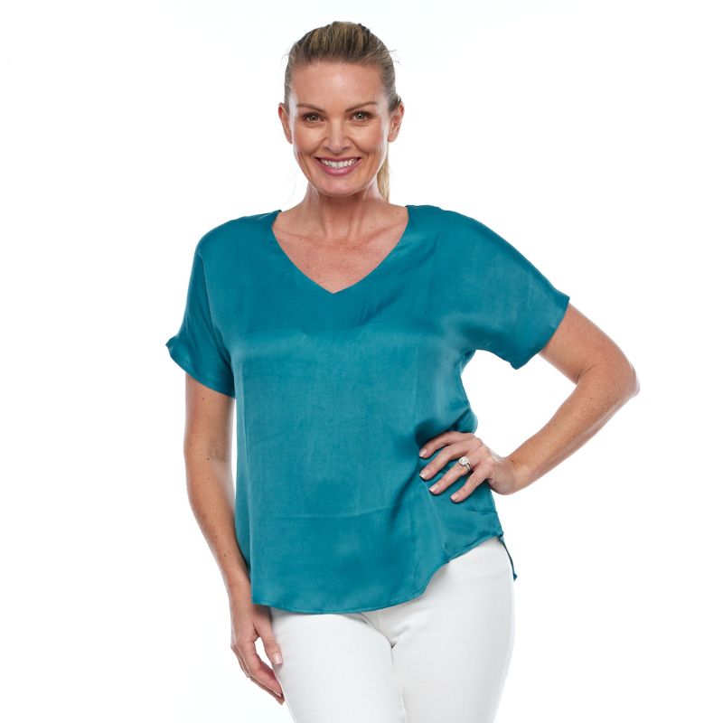 Teal - Bemberg Tops - Claire Powell