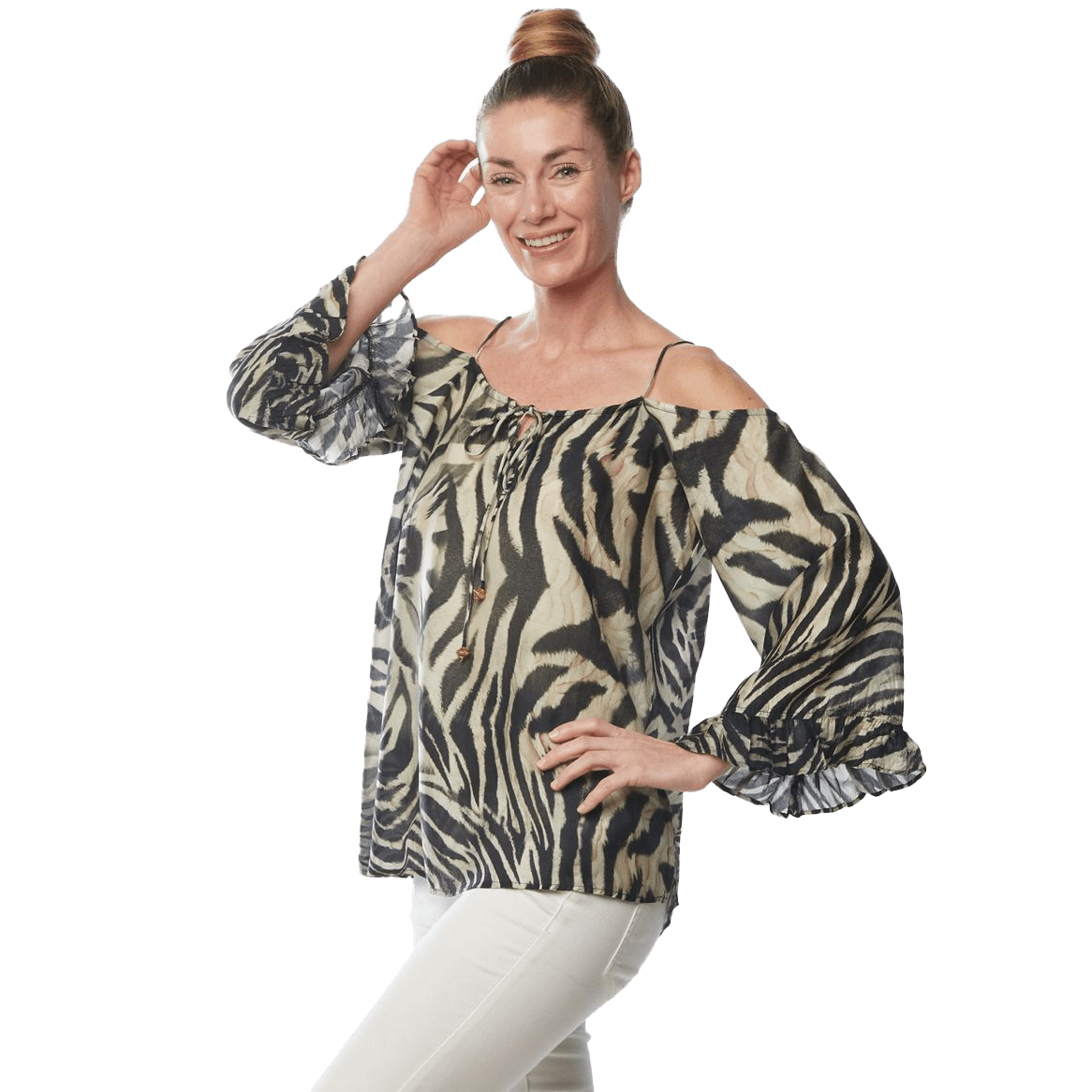 Claire Powell Design Wild Pull Cord Top- front