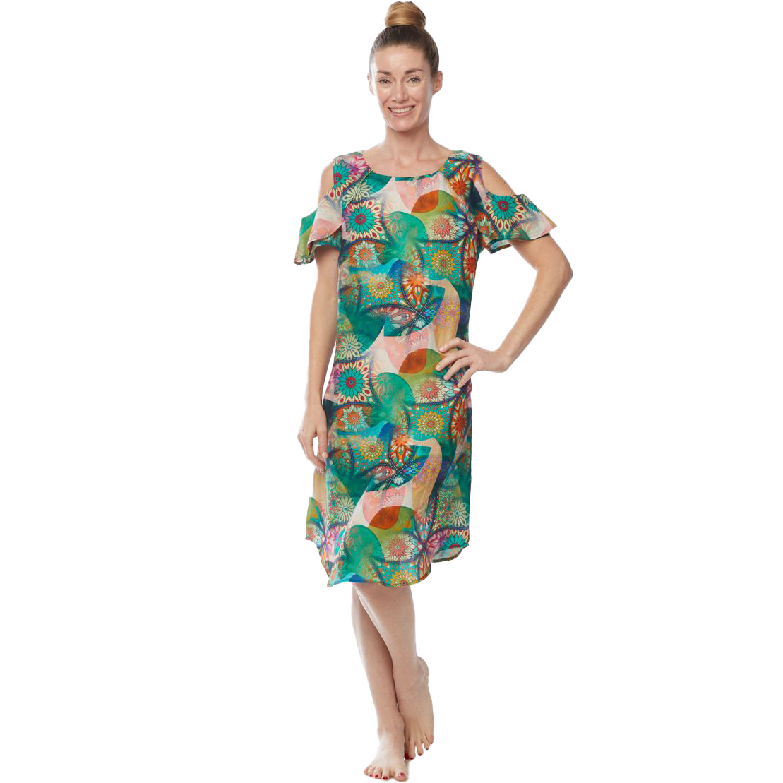 Claire Powell Ruffle Sleeve Dress Design Puzzle