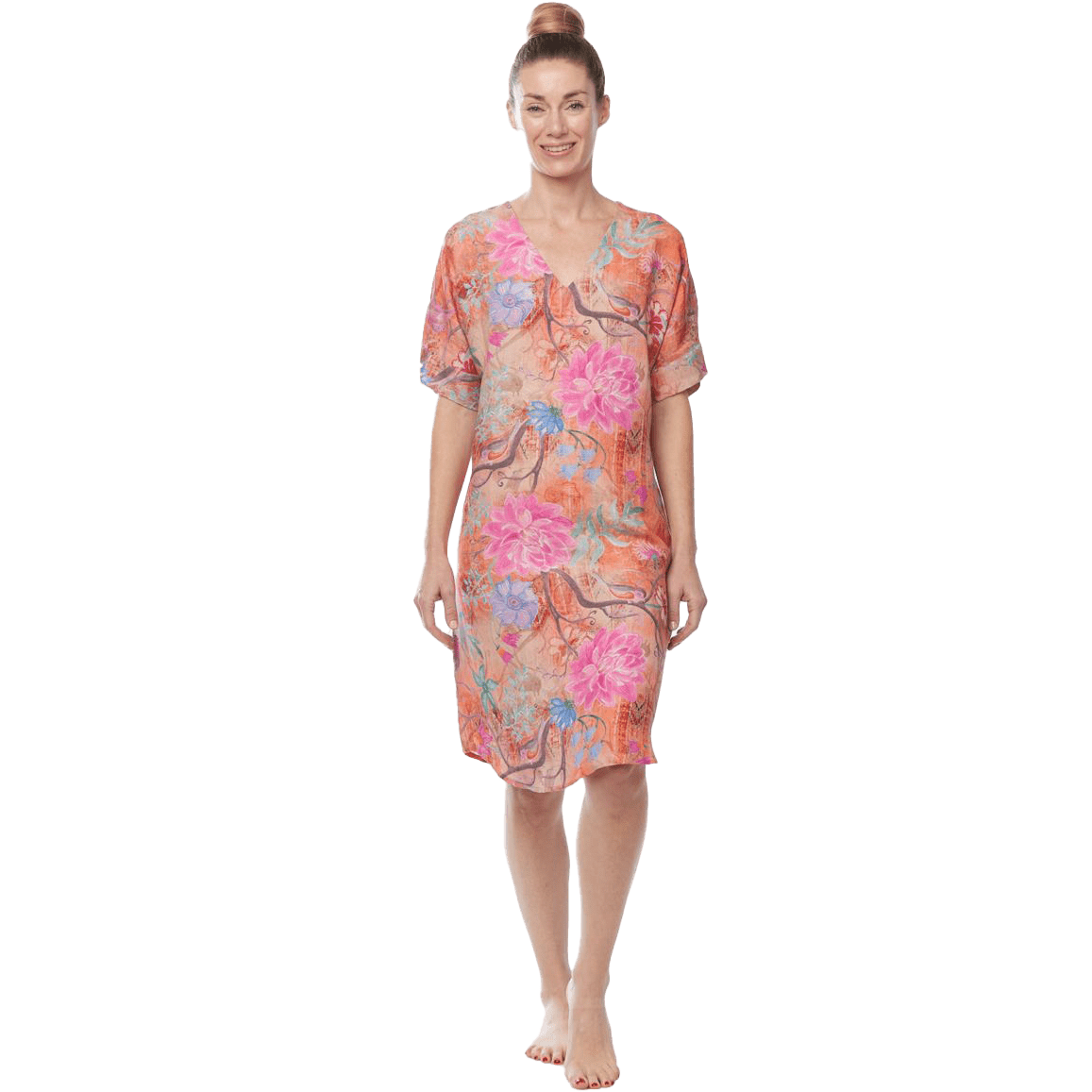 Claire Powell V Neck Dress Design Botanical